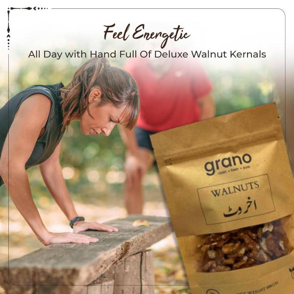 GranoFoods 100% Organic Walnuts – Nutrient-Rich, Crunchy, and Deliciously Fresh