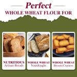 GranoFoods Premium Chakki Fresh Atta - 100% Whole Wheat Flour (2kg Pack)
