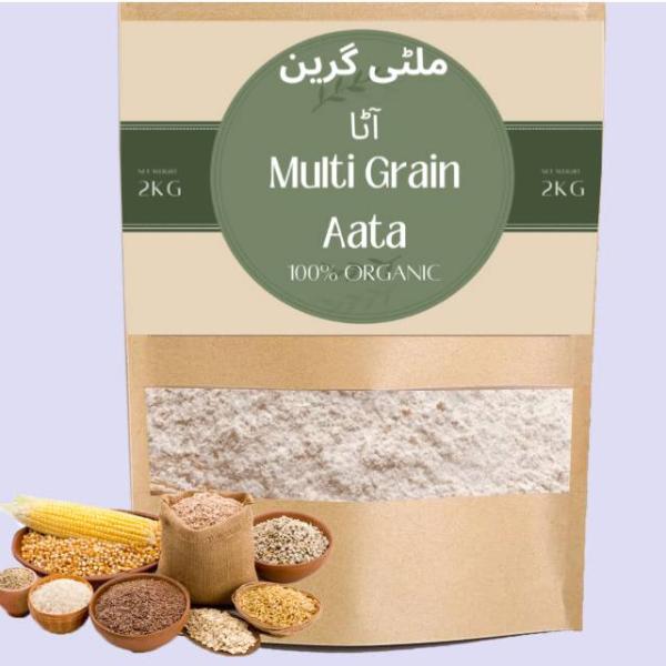 GranoFoods Premium Multigrain Atta - 2kg | Wholesome Nutrition for Healthy Living