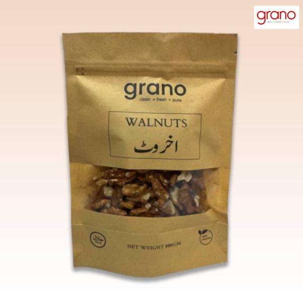 GranoFoods 100% Organic Walnuts – Nutrient-Rich, Crunchy, and Deliciously Fresh