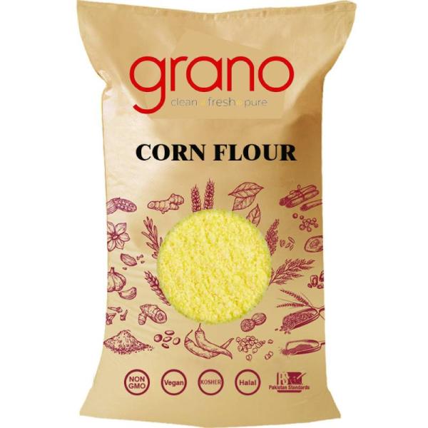 GranoFoods Premium Corn Flour (Makai Ka Atta) - 100% Pure and Nutritious