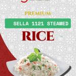 Sella 1121 Steamed Rice Premium Quality
