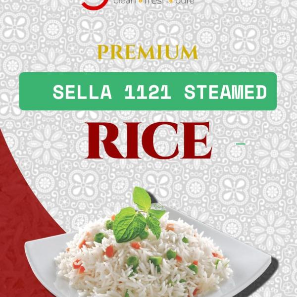 Sella 1121 Steamed Rice Premium Quality